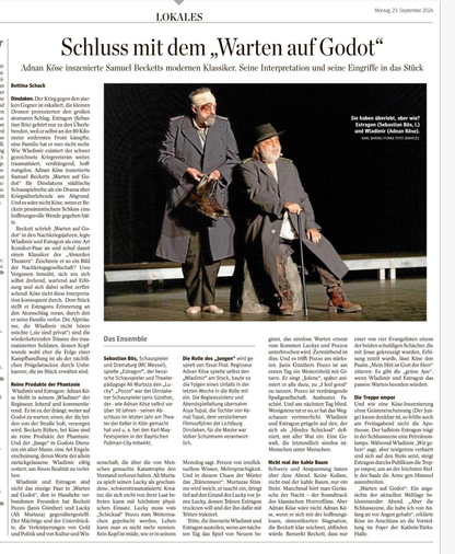 Image for Rezension Premiere Warten auf Godot