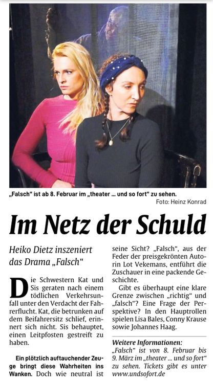 Image for Premiere FALSCH von Lot Vekemans