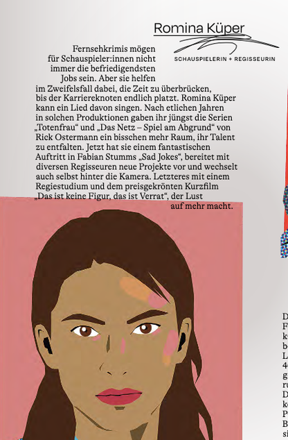 Image for Romina Küper ist eine von 10 NEWCOMERN des deutschen Films im Max Magazin