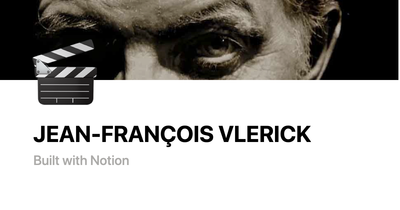 Image for JEAN-FRANÇOIS VLERICK | Notion