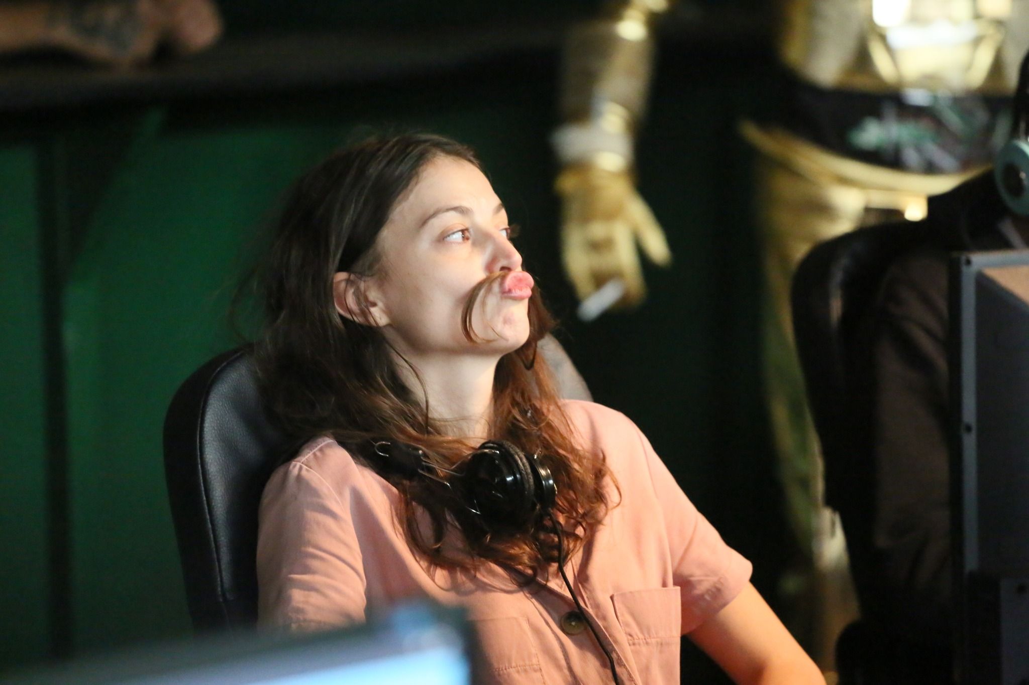 © Silviu Ghetie, on the set of Dracula Park by Radu Jude