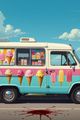 The Ice Cream Man and his Ice Cream Van picture